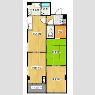新潟県新潟市中央区鳥屋野2【マンション】の間取り