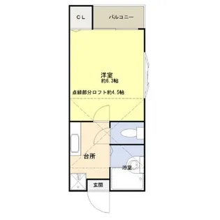 東京都豊島区西池袋2【アパート】の間取り