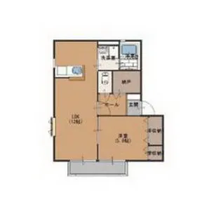 グリーン・ハイツ【1階】の間取り