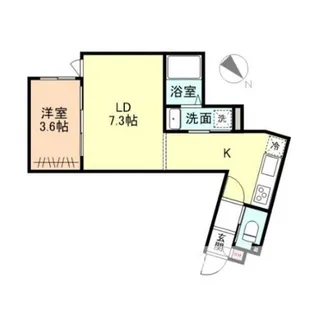 Beste Leben芝園【1階】の間取り