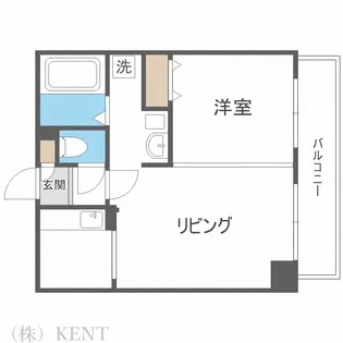 デュバール1【3階】の間取り