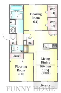 Twinkle桜【1階】の間取り