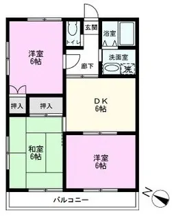 バーデンハイム【2階】の間取り