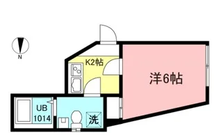 東京都板橋区赤塚3【アパート】の間取り
