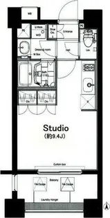 東京都港区三田1【マンション】の間取り