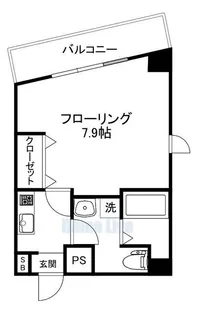 ラベール横濱【6階】の間取り