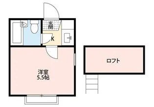 コーポ巣鴨 B棟【2階】の間取り