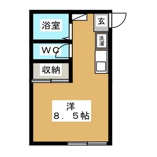 めぞんきのこ【1階】の間取り