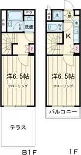 ルーブル中野富士見町伍番館の間取り
