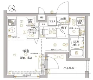 レアライズ立石【3階】の間取り