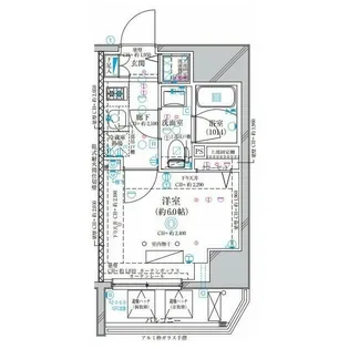ディアレイシャス横浜吉野町【2階】の間取り