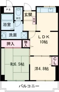 エルファミーレ富田林【3階】の間取り