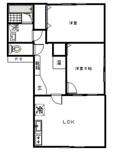 ジュネス【2階】の間取り