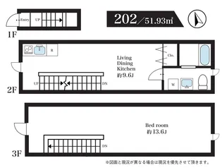 フォンス仲六郷I【2階】の間取り