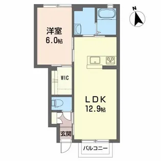 シャーメゾン川元B【1階】の間取り