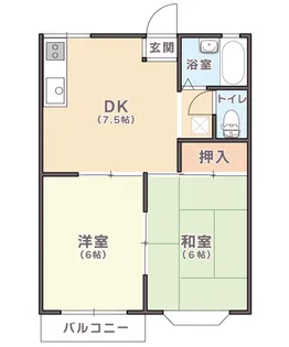 フレッシュハイツ【1階】の間取り