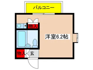 読売ランドAハウス【2階】の間取り