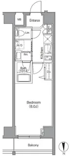 ボアビスタ門前仲町【7階】の間取り