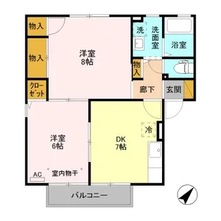 オリゾン【2階】の間取り