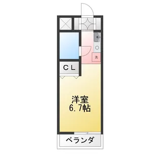 エトワール天神町【1階】の間取り