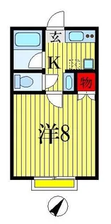 東千葉ハイリビング六番館【4階】の間取り