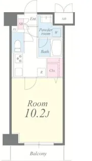 クレシェンテ月島【7階】の間取り