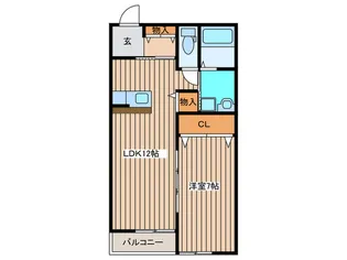 ドゥ・アネッサIII【1階】の間取り