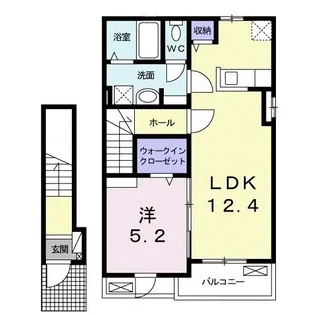 カームリーX【2階】の間取り