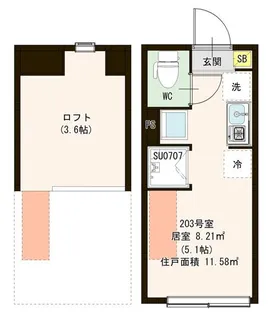 Park Terrace 富士見台【2階】の間取り