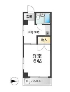 田中ビル【3階】の間取り