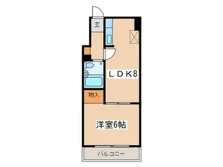 荒木第5ビル【5階】の間取り