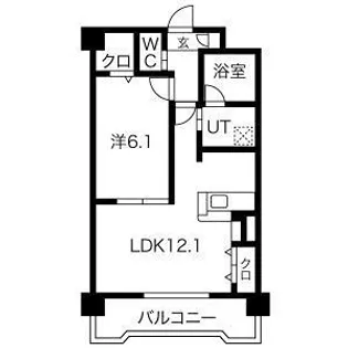 パルティール【3階】の間取り