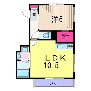 CASTA ROSA【1階】の間取り