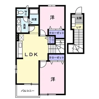 スイート・ヒルズ【2階】の間取り