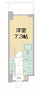 エスリードレジデンス大阪谷町ザ・マークス【15階】の間取り