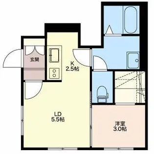 コート・クレイン【1階】の間取り