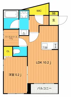 アリュール武蔵小山【1階】の間取り