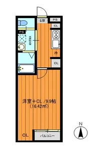 リアンテラス【2階】の間取り
