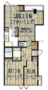 ヴァルボーレ代々木上原【2階】の間取り