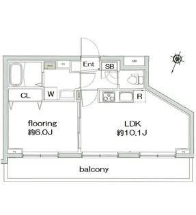 グランヴァン西馬込III【5階】の間取り