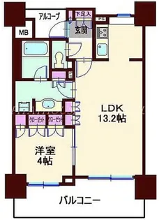 ドレッセ戸越公園プレヴィ【5階】の間取り