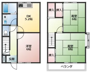 MYリバティー【1階】の間取り