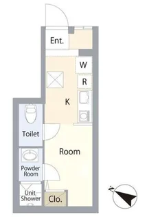 リヴィエール王子【1階】の間取り