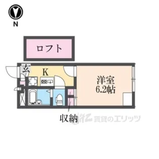 レオパレスルフラン【2階】の間取り
