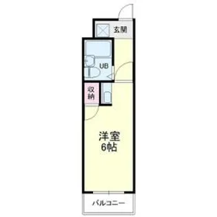城北シティハイツ【1階】の間取り