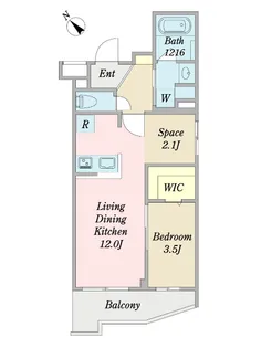 プロシード葛西3【3階】の間取り