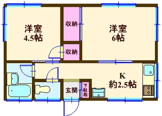 第二佐藤コーポ【2階】の間取り