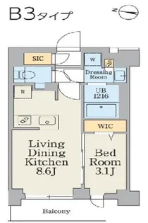 クレストコート大岡山【2階】の間取り