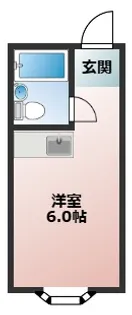 徳丸コーポ【1階】の間取り