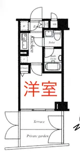 AXAS品川シーサイド【1階】の間取り